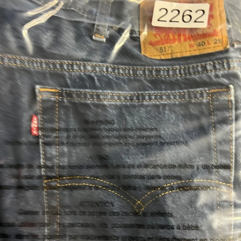 Levis 517 Bootcut Jeans Mens 40x29 Blue Denim Pants Medium Wash 517-0217